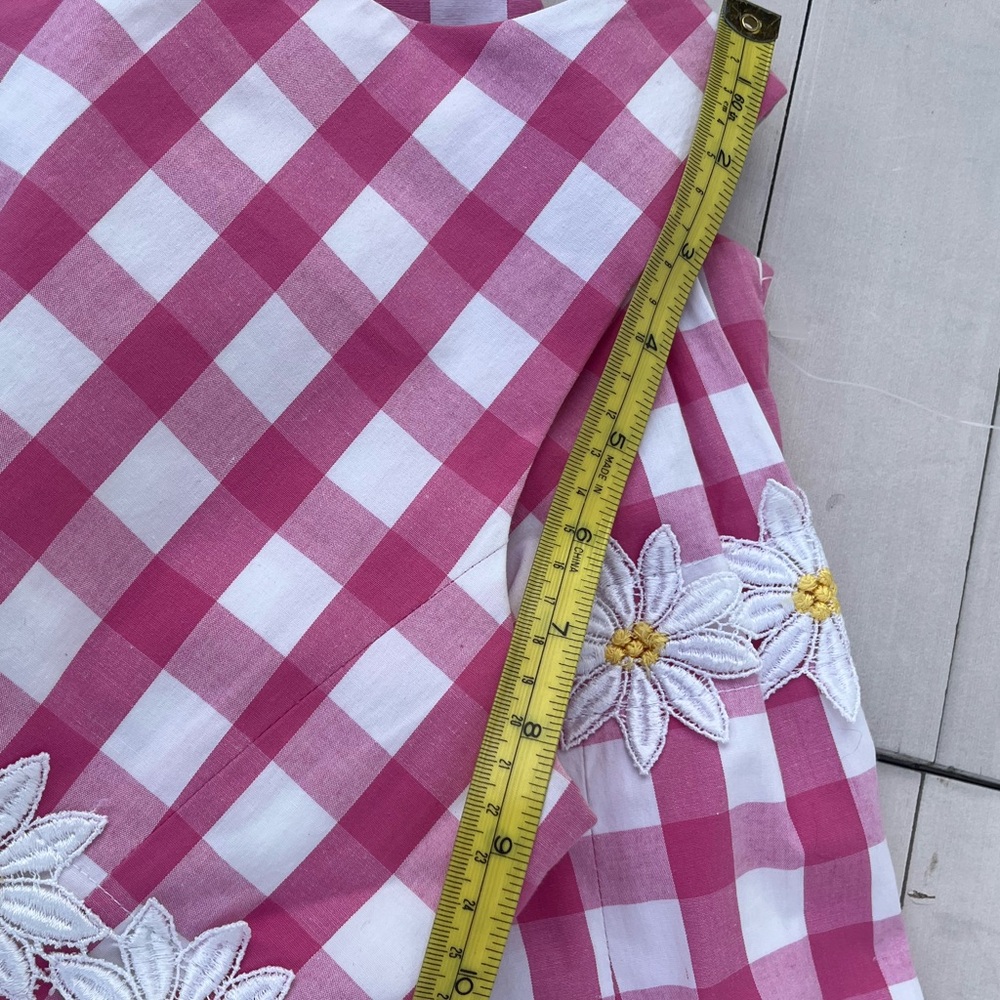 Lilly Pulitzer Pink and White Gingham Dress - Picture 7 of 10